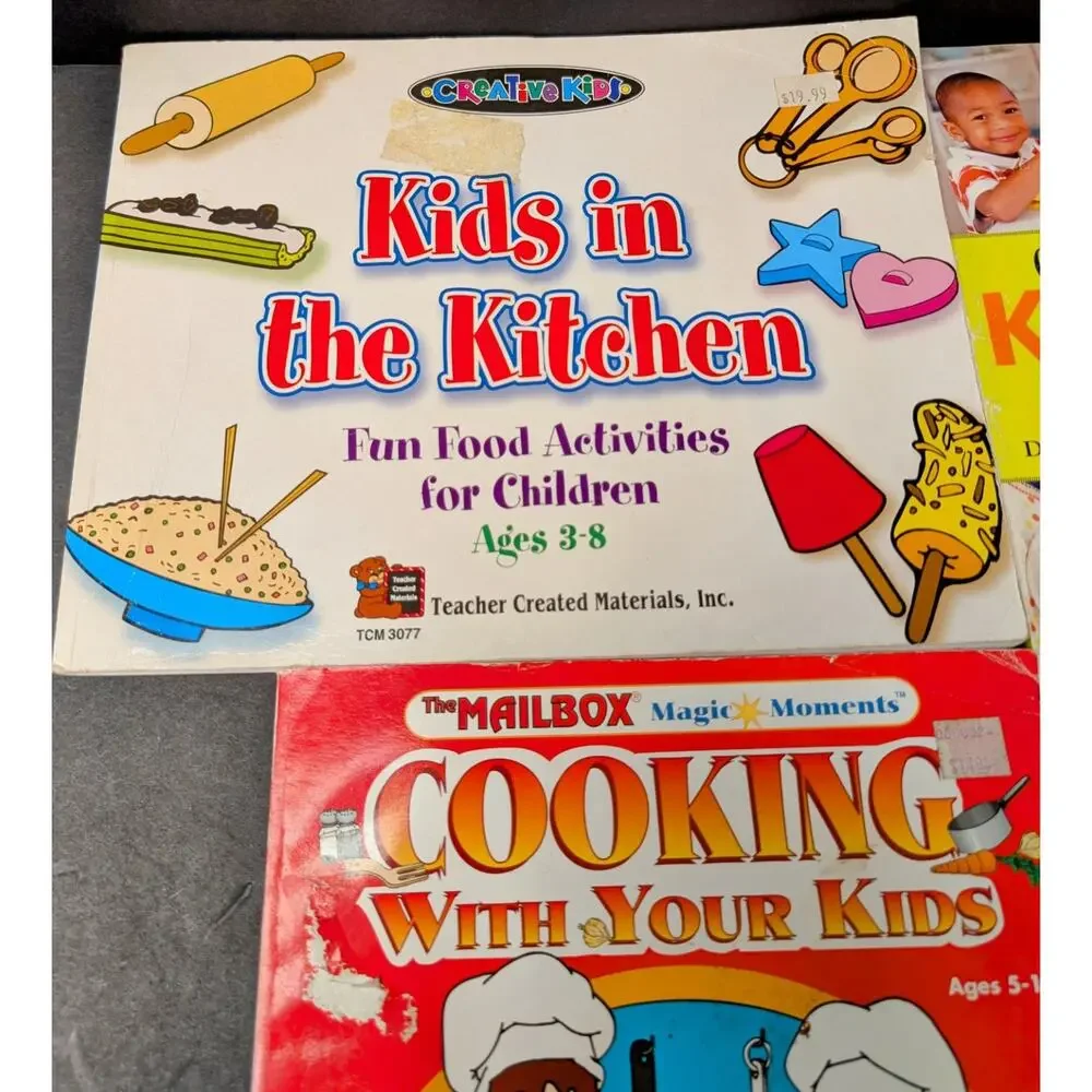 Vtg Modern Kids Cookbook LOT OF 3 Cooking Baking Beginners Recipes HC/SC READ